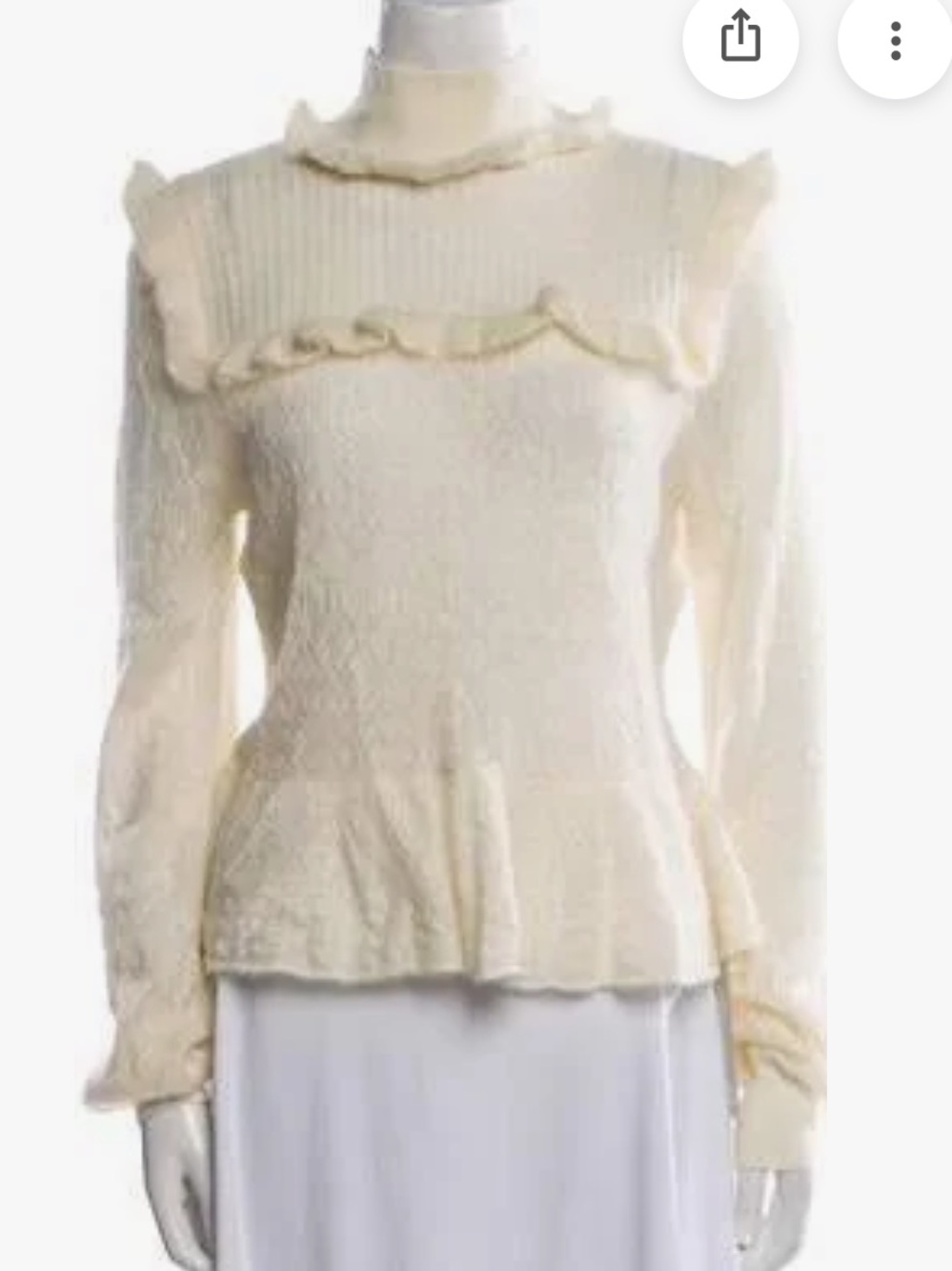 Intermix alpaca sweater
